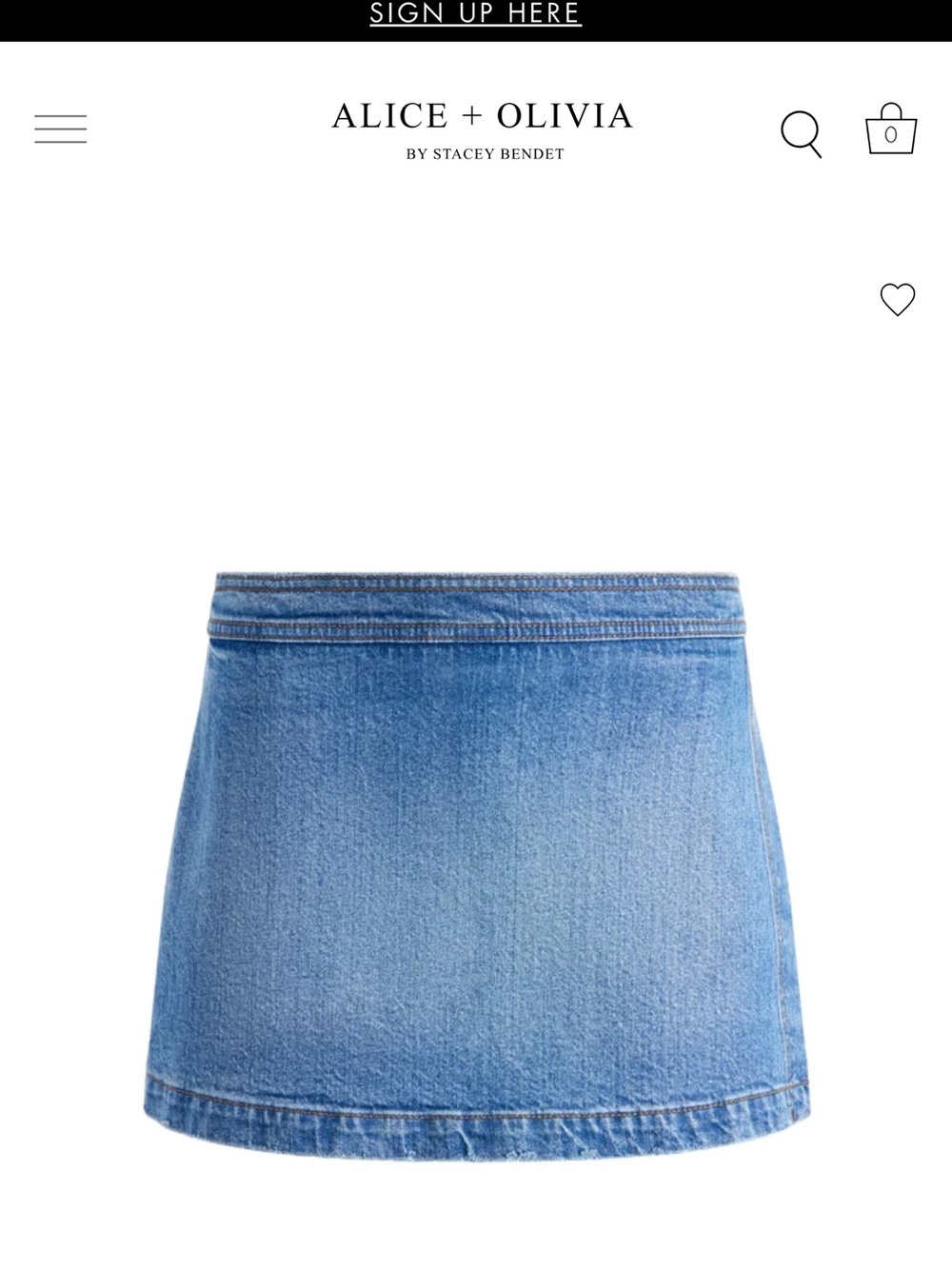 Alice + Olivia mini skort shorts Lakelyn in Ivy